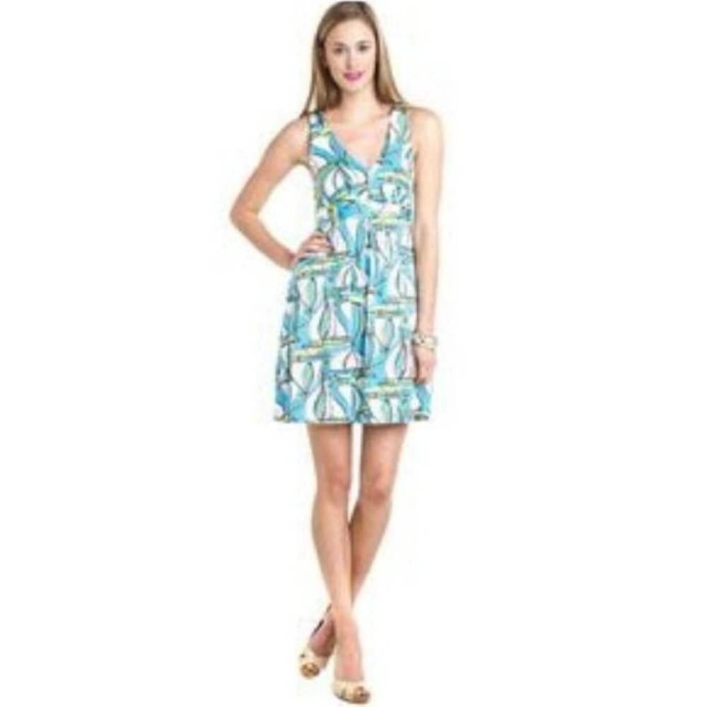 Lilly Pulitzer silk Patty dress in Docksider